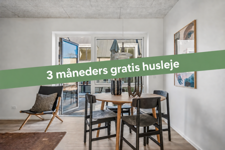 Rækkehus i 2-plan med åbent køkken-alrum 1